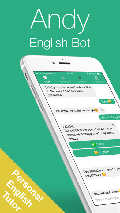 Emulate iPhone app English with Andy - Chat&Learn using MyAndroid Emulate iPhone app English with Andy - Chat&Learn using MyAndroid