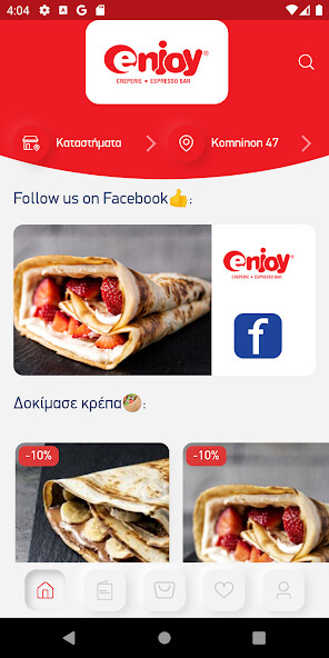 Run android online APK Enjoy: Creperie - Espresso Bar from MyAndroid or emulate Enjoy: Creperie - Espresso Bar using MyAndroid