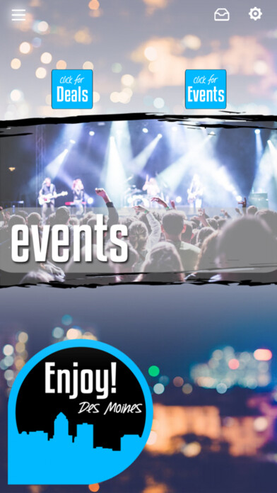 Emulate iPhone app Enjoy! Des Moines using MyAndroid