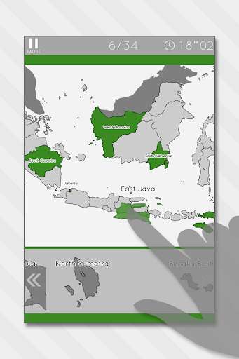 Emulate Android APK Enjoy Learning Indonesia Map Puzzle