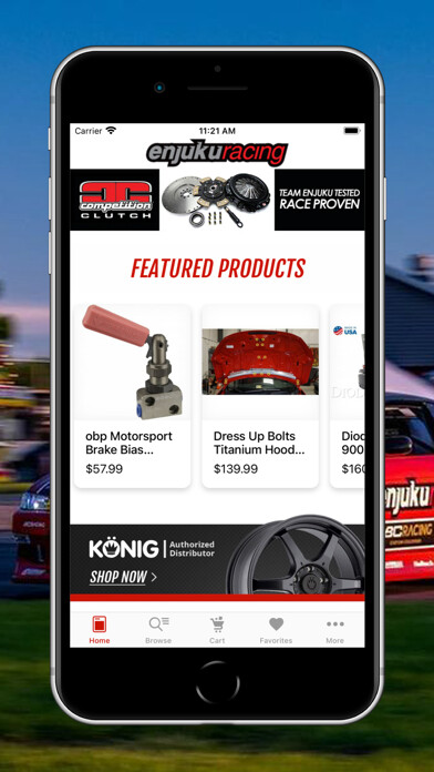 Emulate iPhone app Enjuku Racing Parts, LLC using MyAndroid Emulate iPhone app Enjuku Racing Parts, LLC using MyAndroid