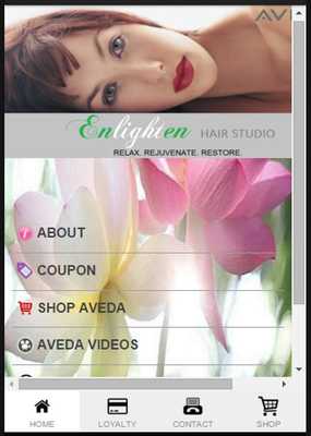 Emulate Android APK Enlighten Hair Studio