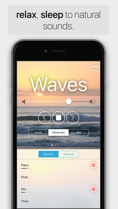 Emulate iPhone app Enlighten - Relax and meditate using MyAndroid
