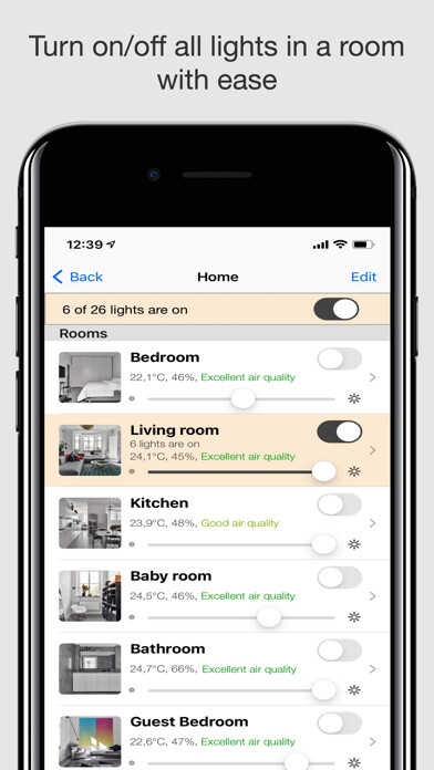 Emulate iPhone app Enlighter for HomeKit using MyAndroid Emulate iPhone app Enlighter for HomeKit using MyAndroid