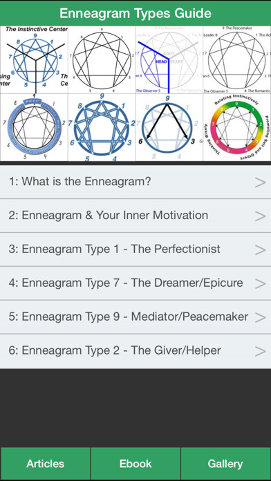 Emulate iPhone app Enneagram Types Guide - Discovering Your Personality Type ! using MyAndroid