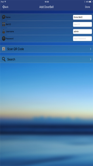 Emulate iPhone app Ennio Bell using MyAndroid