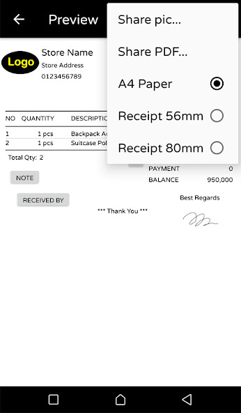 Run android online APK e-Nota from MyAndroid or emulate e-Nota using MyAndroid