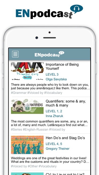 Emulate iPhone app ENpodcast - английский с помощью подкастов using MyAndroid Emulate iPhone app ENpodcast - английский с помощью подкастов using MyAndroid