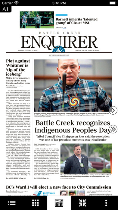 Emulate iPhone app Enquirer eNewspaper using MyAndroid Emulate iPhone app Enquirer eNewspaper using MyAndroid