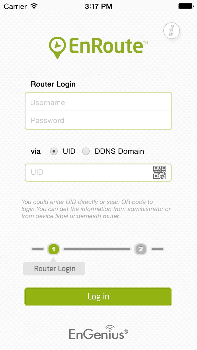 Emulate iPhone app EnRoute by EnGenius using MyAndroid