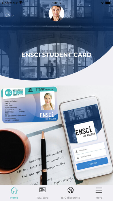 Emulate iPhone app ENSCI Student Card using MyAndroid Emulate iPhone app ENSCI Student Card using MyAndroid