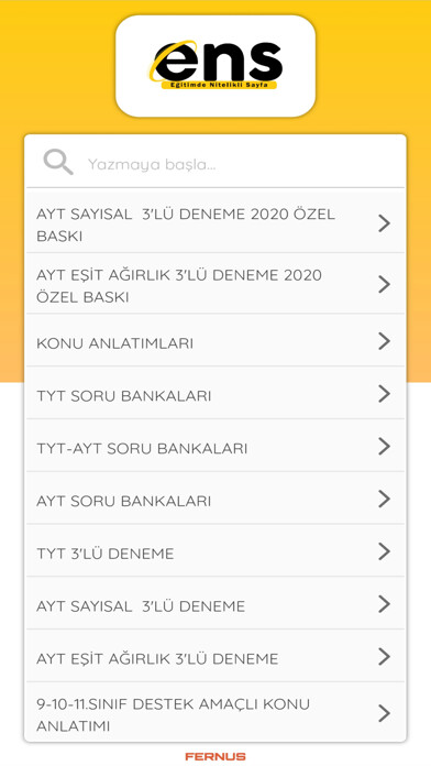 Emulate iPhone app Ens Destek Video Çözüm using MyAndroid