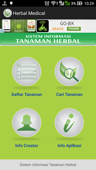 Run android online APK Ensiklopedia Tanaman Herbal from MyAndroid or emulate Ensiklopedia Tanaman Herbal using MyAndroid