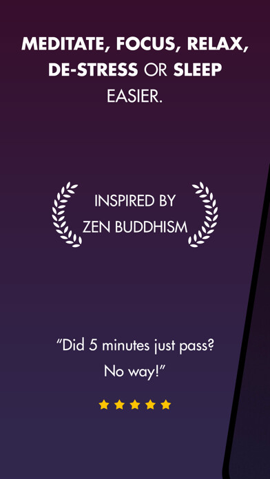 Emulate iPhone app Enso - The Meditation Game using MyAndroid