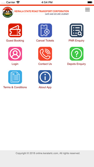 Emulate iPhone app Ente KSRTC using MyAndroid