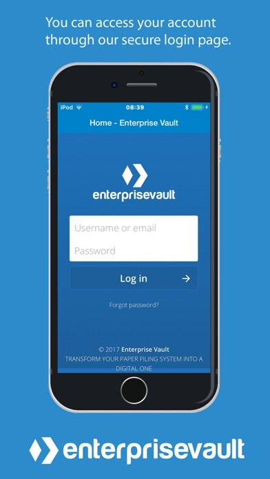 Emulate iPhone app Enterprise Vault using MyAndroid