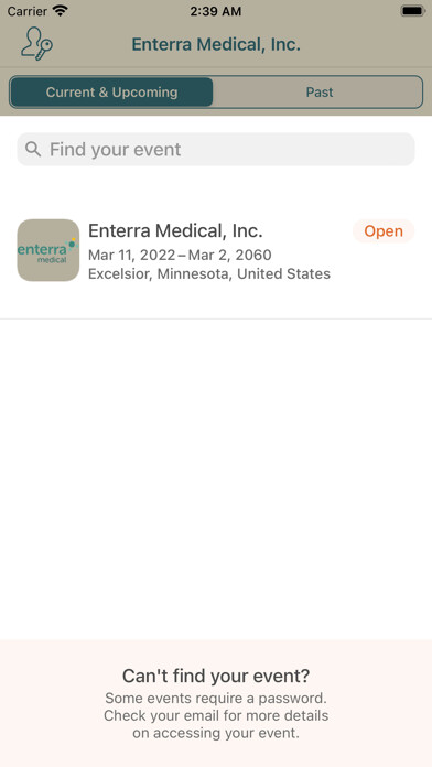 Emulate iPhone app Enterra Medical, Inc. using MyAndroid
