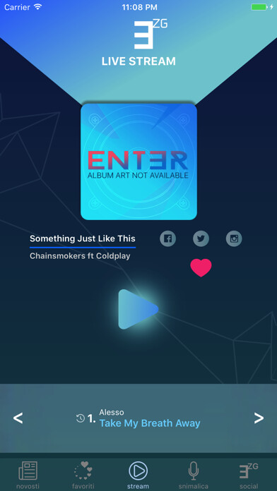 Emulate iPhone app Enter ZG using MyAndroid
