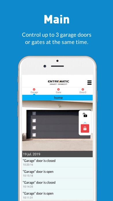 Emulate iPhone app Entrematic Smart Connect using MyAndroid