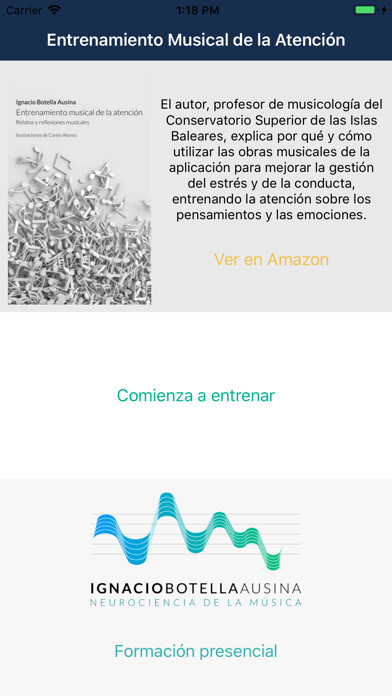 Emulate iPhone app Entrenamiento Musical Atención using MyAndroid Emulate iPhone app Entrenamiento Musical Atención using MyAndroid