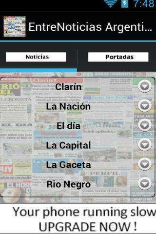 Run android online APK Entre Noticias Argentina from MyAndroid or emulate Entre Noticias Argentina using MyAndroid