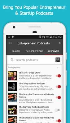 Emulate Android APK Entrepreneur Podcast