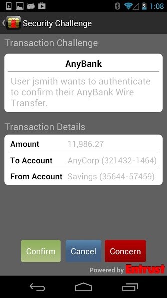Emulate iPhone app Entrust IG Mobile Smart Cred using MyAndroid Emulate iPhone app Entrust IG Mobile Smart Cred using MyAndroid