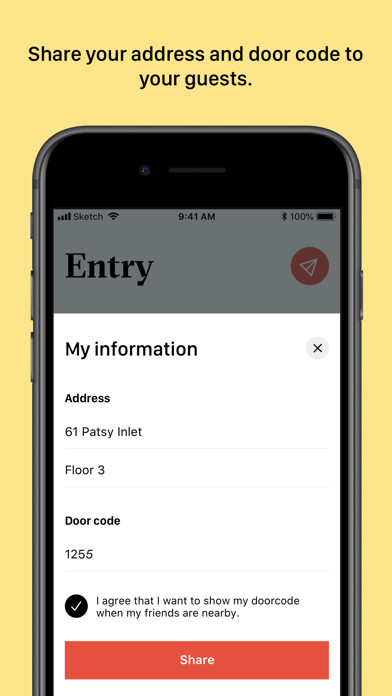 Emulate iPhone app Entry - Forget all door codes using MyAndroid