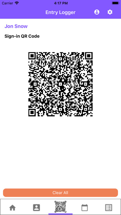 Emulate iPhone app Entry Logger using MyAndroid