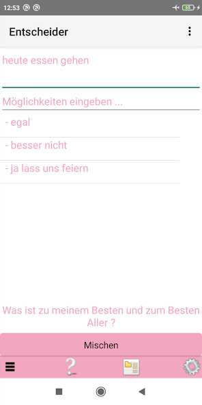 Run android online APK Entscheider from MyAndroid or emulate Entscheider using MyAndroid