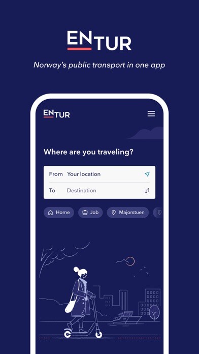 Emulate iPhone app Entur - Journey Planner using MyAndroid Emulate iPhone app Entur - Journey Planner using MyAndroid