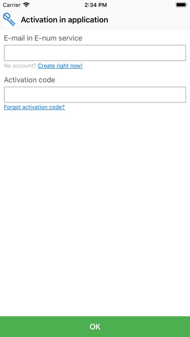 Emulate iPhone app E-num using MyAndroid
