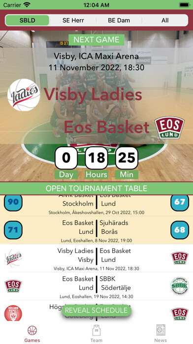 Emulate iPhone app Eos Basket using MyAndroid