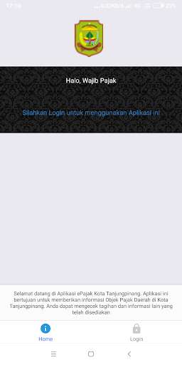 Run android online APK ePajak Pemerintah Kota Tanjungpinang from MyAndroid or emulate ePajak Pemerintah Kota Tanjungpinang using MyAndroid
