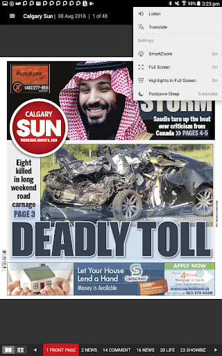 Run android online APK ePaper Calgary Sun from MyAndroid or emulate ePaper Calgary Sun using MyAndroid