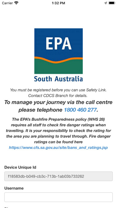 Emulate iPhone app EPA SA Safety Apps using MyAndroid