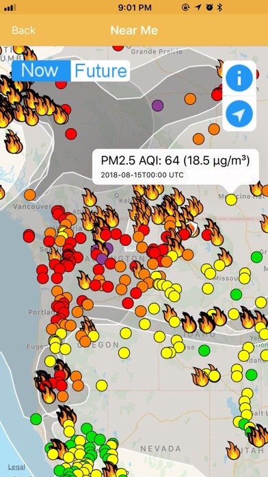 Emulate iPhone app EPA Smoke Sense using MyAndroid