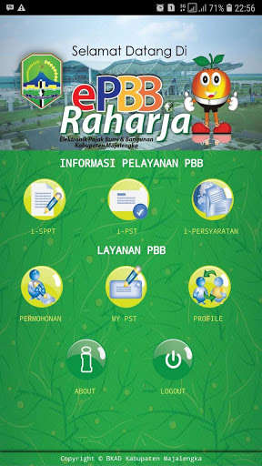 Run android online APK ePBB Raharja Kab Majalengka from MyAndroid or emulate ePBB Raharja Kab Majalengka using MyAndroid