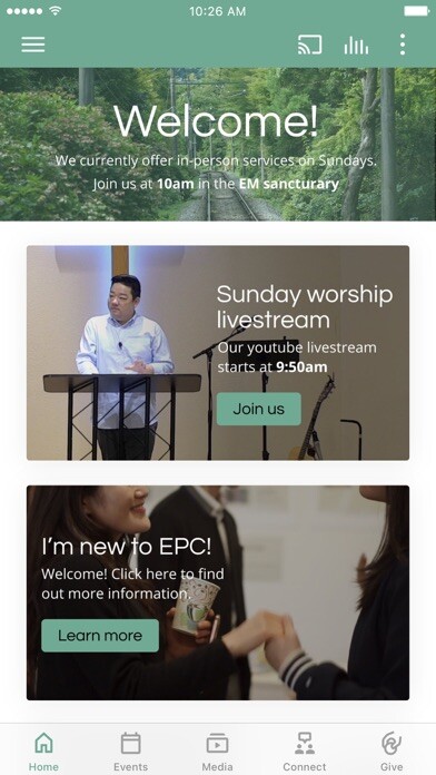 Emulate iPhone app EPC English Ministry using MyAndroid Emulate iPhone app EPC English Ministry using MyAndroid