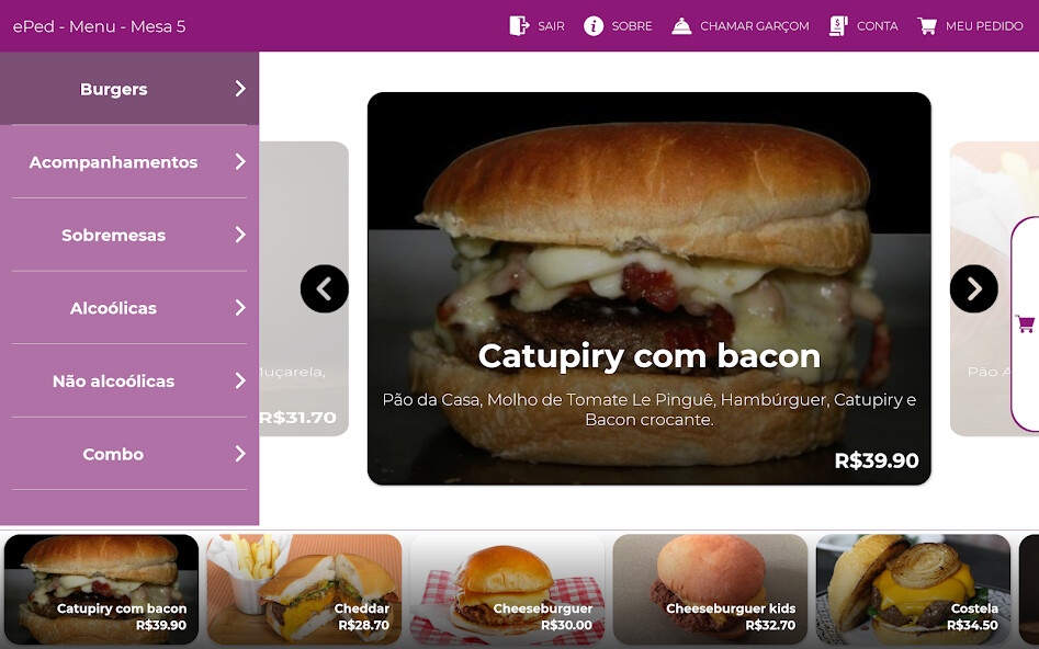 Run android online APK ePed - Menu from MyAndroid or emulate ePed - Menu using MyAndroid