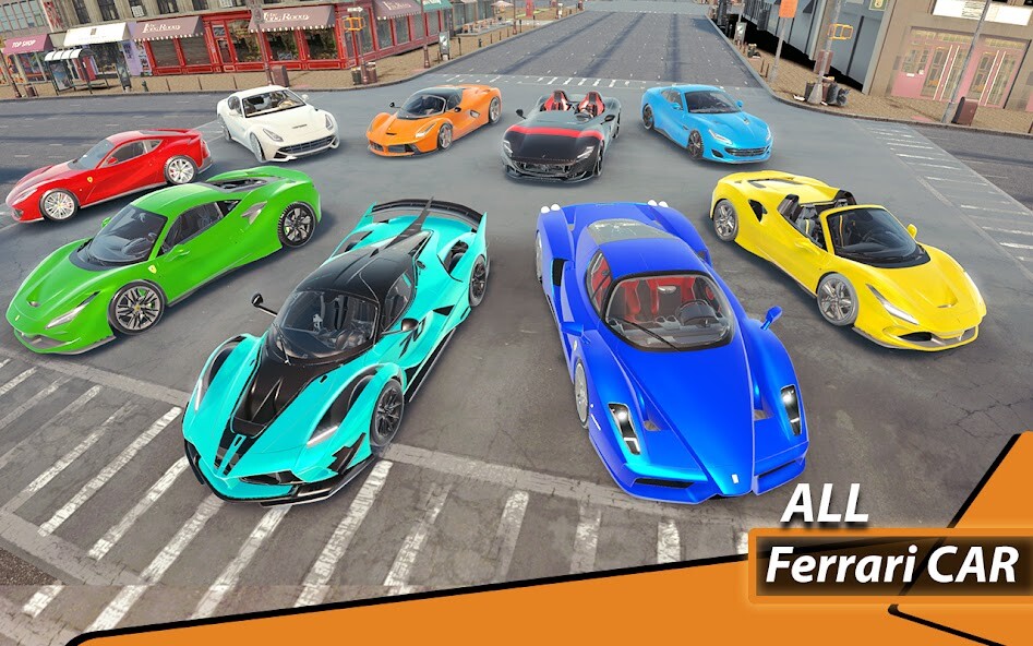 Run android online APK Epic Car Simulator 3D - F.rari from MyAndroid or emulate Epic Car Simulator 3D - F.rari using MyAndroid