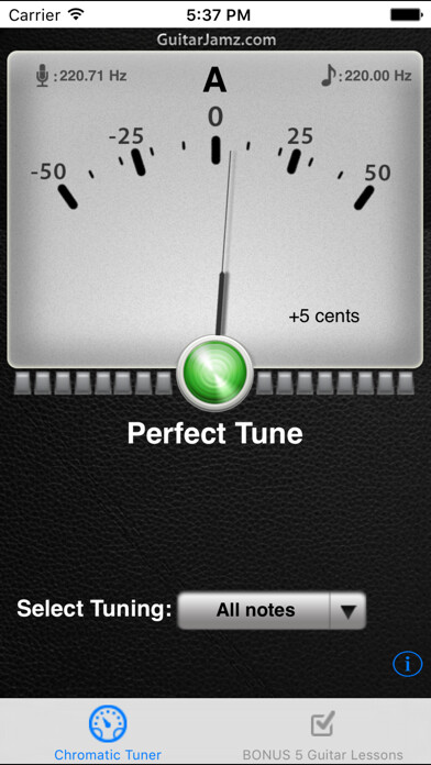 Emulate iPhone app Epic Chromatic Tuner using MyAndroid Emulate iPhone app Epic Chromatic Tuner using MyAndroid