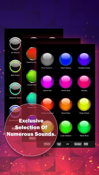 Emulate iPhone app Epic Sports Sounds Effect - Retro Soundboard using MyAndroid