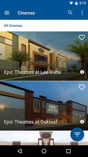 Run android online APK EPIC Theatres from MyAndroid or emulate EPIC Theatres using MyAndroid
