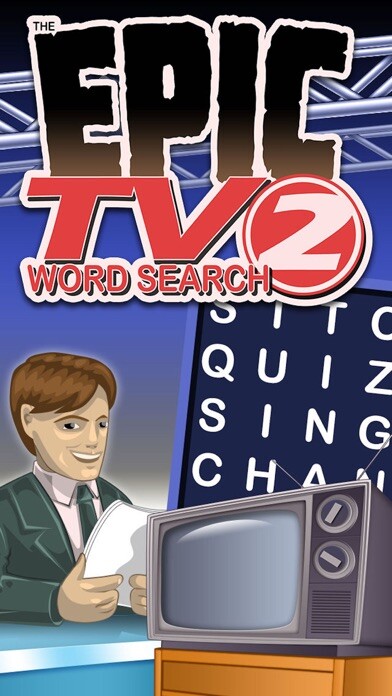 Emulate iPhone app Epic TV Word Search 2 - huge television wordsearch using MyAndroid