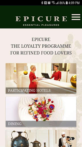 Run android online APK EPICURE Essential Pleasures from MyAndroid or emulate EPICURE Essential Pleasures using MyAndroid