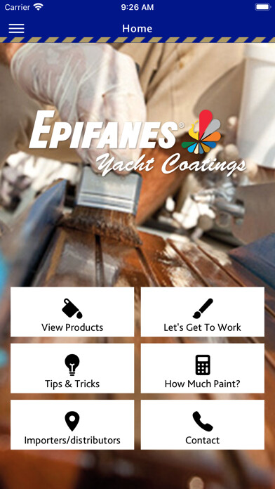 Emulate iPhone app Epifanes boatpaint aid using MyAndroid Emulate iPhone app Epifanes boatpaint aid using MyAndroid