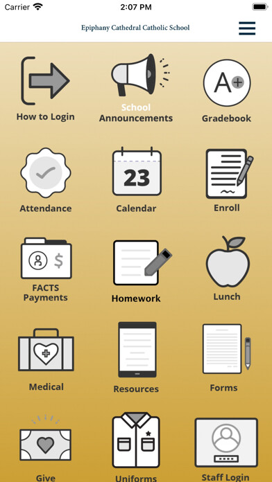 Emulate iPhone app Epiphany Cathedral Catholic using MyAndroid Emulate iPhone app Epiphany Cathedral Catholic using MyAndroid
