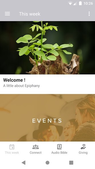 Emulate iPhone app Epiphany Community using MyAndroid