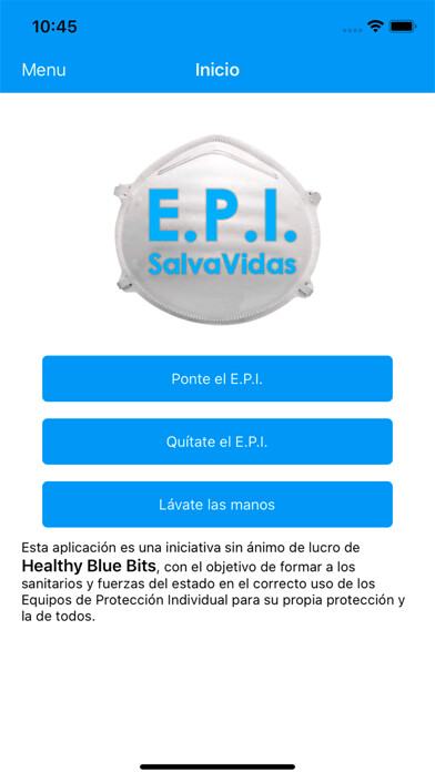 Emulate iPhone app E.P.I. SalvaVidas using MyAndroid Emulate iPhone app E.P.I. SalvaVidas using MyAndroid